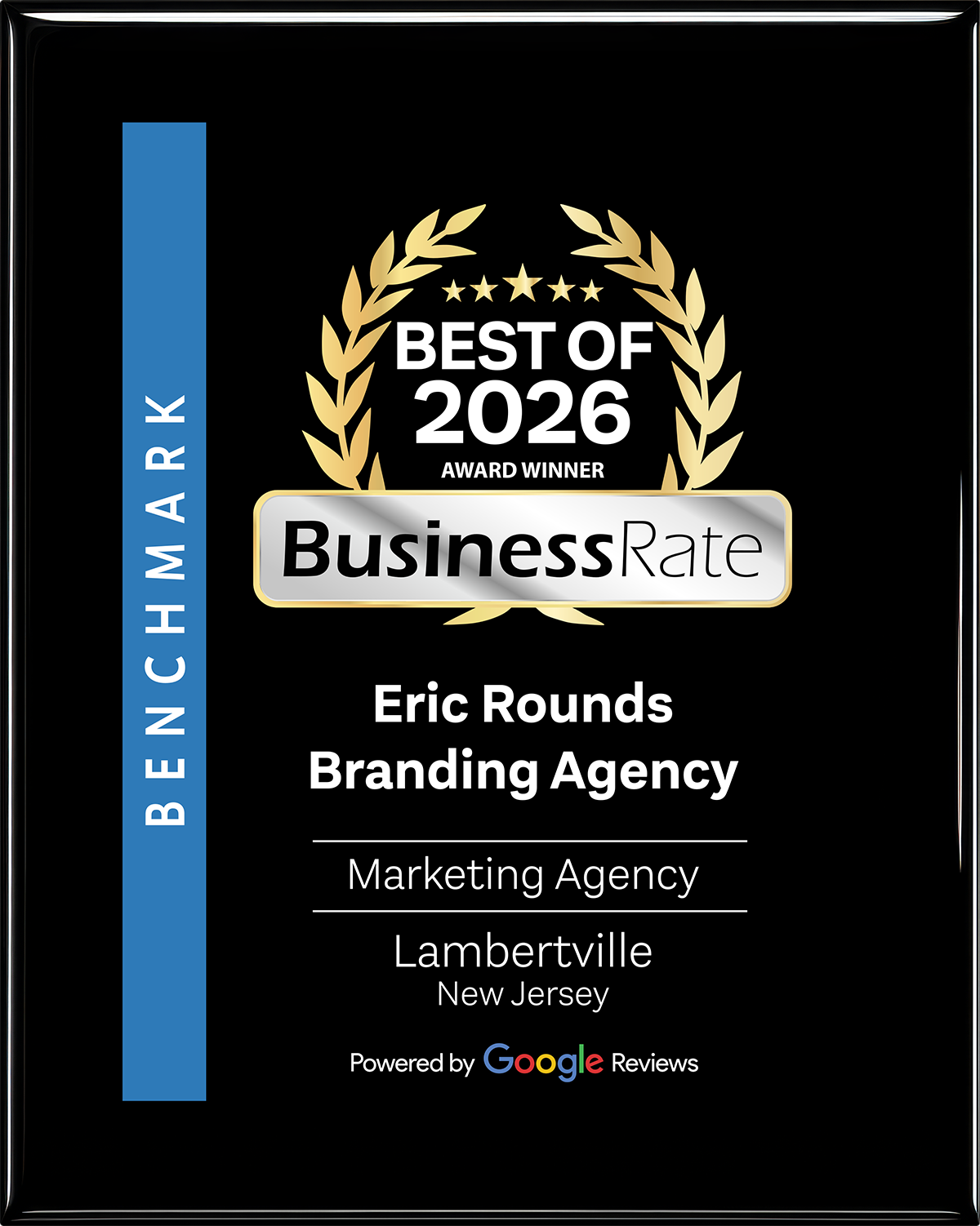 Best Agency in Lambertville 2026 — awarded by BusinessRate